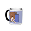 Framed Cartoon German Shorthaired Pointer Mug