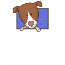 Framed Cartoon German Shorthaired Pointer T Shirt by MenagerieMayhem Framed Cartoon German Shorthaired Pointer T Shirt