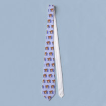 Framed Cartoon German Shorthaired Pointer Tie ties