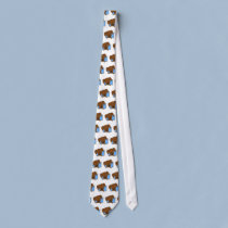 Framed Cartoon Plott Hound Tie ties