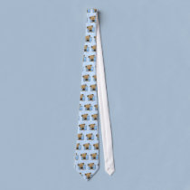 Framed Cartoon Rhodesian Ridgeback Tie ties
