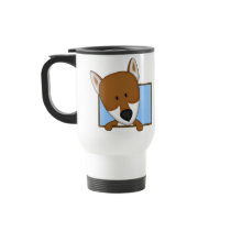 Framed Cartoon Shiba Inu mugs