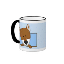 Framed Cartoon Shiba Inu Mug