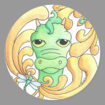 Framed Dragon stickers