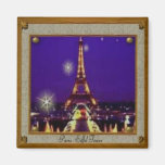 Framed Eiffel Tower Refrigerator Magnet