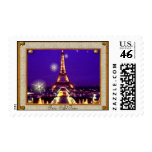 Framed Eiffel Tower Stamp