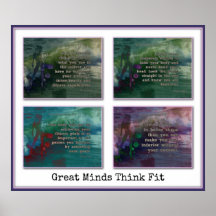 Framed Fitness Inspiration! Poster