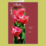 Framed Flower Tulips-ThankYou cards