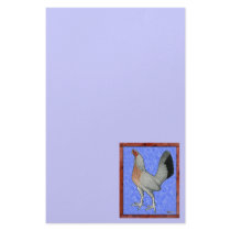 Framed Game Hen Stationery Paper
