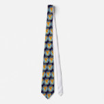 Framed Happy Hanukkah Dreidels Tie