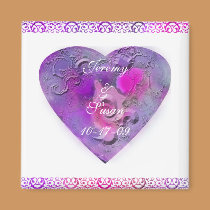 Framed Heart magnets by Perlyyyy Framed Heart magnets