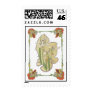 Framed Iris Art Nouveau Stamp