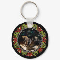 Framed Mastiff Pair Keychain
                                       keychain