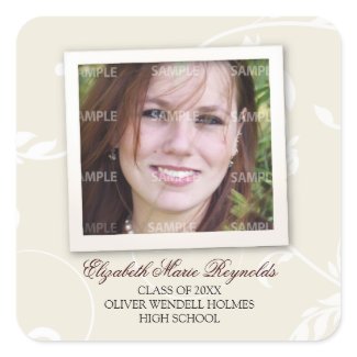 Framed Memories Graduation Sticker sticker