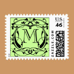 Framed Monogram in Black stamps