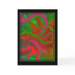Framed patterns on greeting cards cards