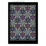 Framed patterns on greeting cards cards