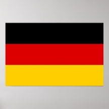 Framed print with Flag of  Germany