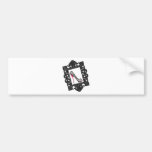 Framed Reptile Stiletto Logo Bumper Stickers