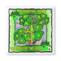 Framed Shamrock magnets