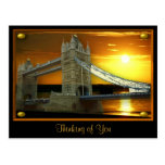 Framed Tower Bridge Sunshine Post Cards