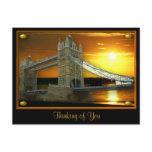 Framed Tower Bridge Sunshine Post Cards
