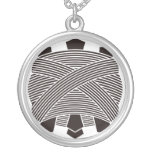 Framework bobbin personalized necklace