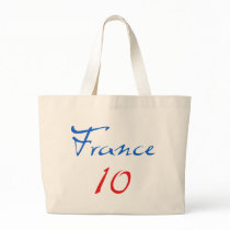 France 10! canvas bags