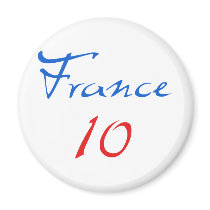 France 10! fridge magnets