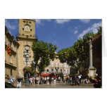 France, Aix en Provence, La Place de la Maire Greeting Card
