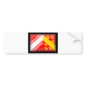 France-Alsace Flag bumper stickers