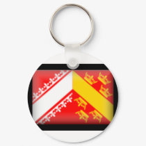 France-Alsace Flag keychains