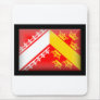 France-Alsace Flag Mouse Mats