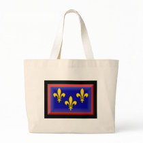 France-Anjou Flag Canvas Bags