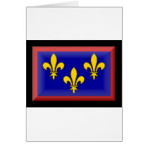 France-Anjou Flag Card