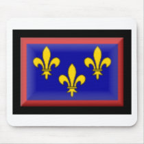 France-Anjou Flag Mouse Pads