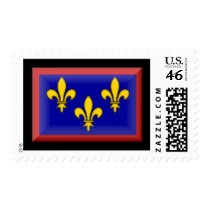 France-Anjou Flag Stamp