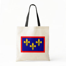 France Anjou, France flag Canvas Bags