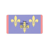 France Anjou, France flag Custom Address Labels