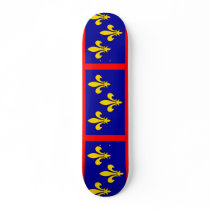 France Anjou, France flag Skate Deck