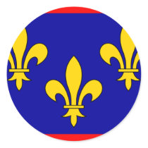 France Anjou, France flag Round Sticker