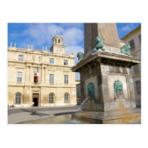 France, Arles, Provence, Place de la Postcard
