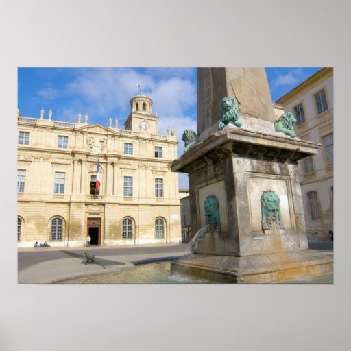 France, Arles, Provence, Place de la Print