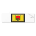 France-Auvergne Flag bumper stickers by jacinto888 France-Auvergne Flag bumper stickers