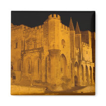 France, Avignon, Provence, Papal Palace at night 2