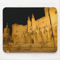 France, Avignon, Provence, Papal Palace at night