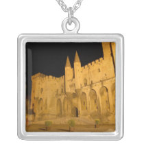 France, Avignon, Provence, Papal Palace at night Pendants