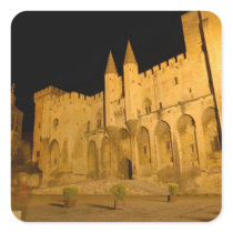 France, Avignon, Provence, Papal Palace at night