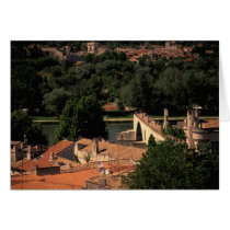 France, Avignon, Provence. Pont St, Benezet. Greeting Cards