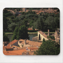 France, Avignon, Provence. Pont St, Benezet. Mousepad